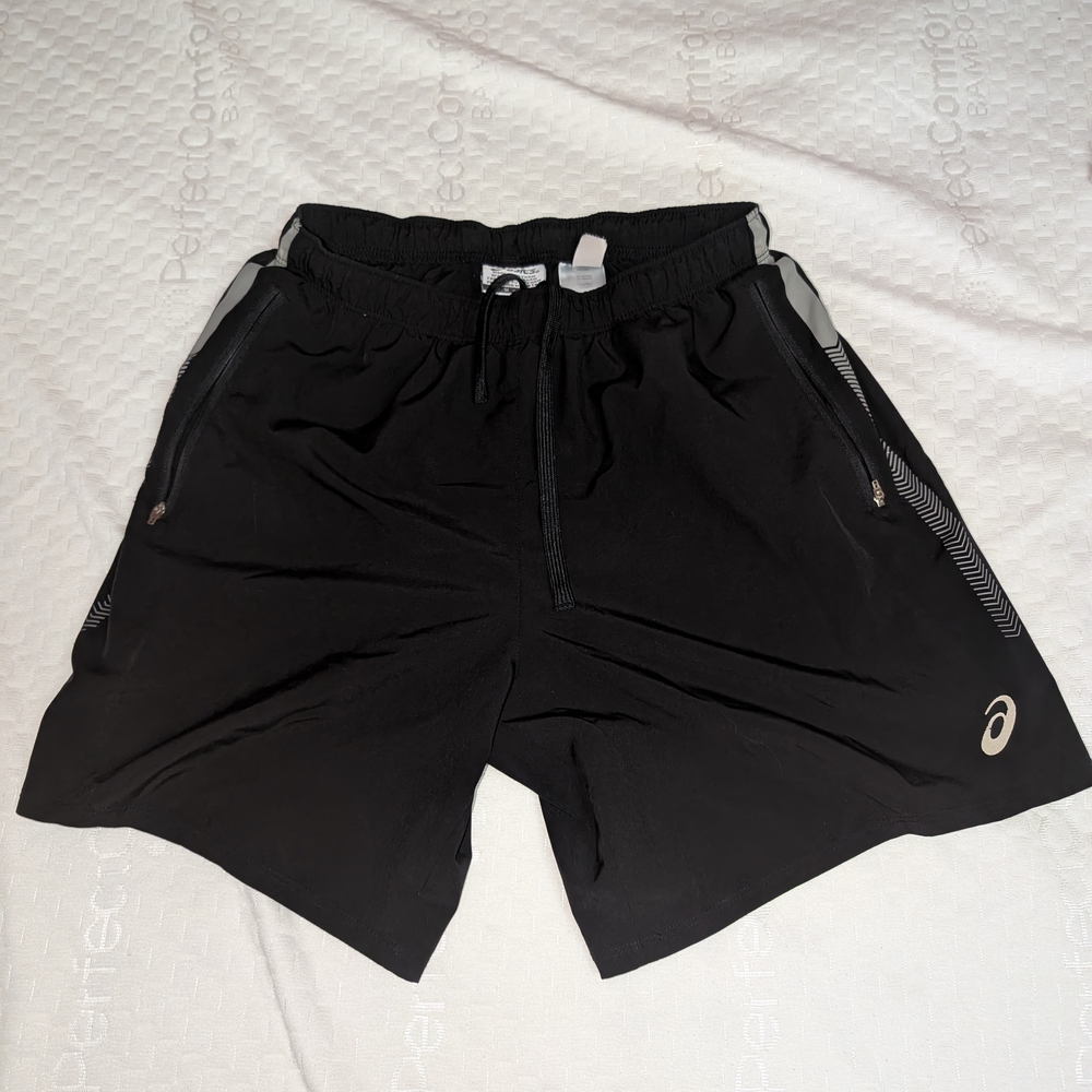 2/$29, Men's Shorts: ASICS Black Athletic Style